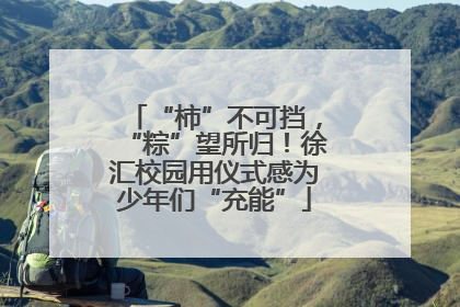 “柿”不可挡，“粽”望所归！徐汇校园用仪式感为少年们“充能”