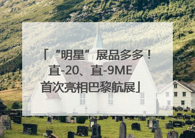 “明星”展品多多！直-20、直-9ME首次亮相巴黎航展