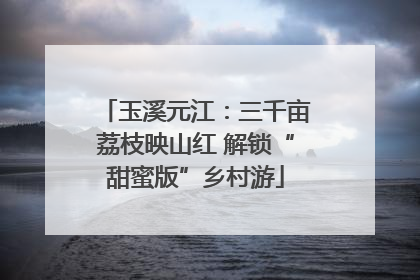 玉溪元江：三千亩荔枝映山红 解锁“甜蜜版”乡村游