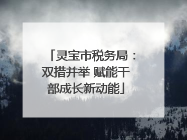 灵宝市税务局：双措并举 赋能干部成长新动能
