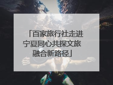 百家旅行社走进宁夏同心共探文旅融合新路径