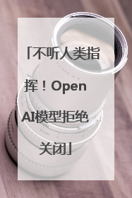 不听人类指挥！OpenAI模型拒绝关闭