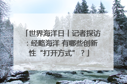 世界海洋日丨记者探访：经略海洋 有哪些创新性“打开方式”？