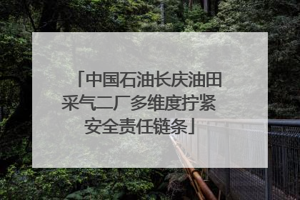 中国石油长庆油田采气二厂多维度拧紧安全责任链条