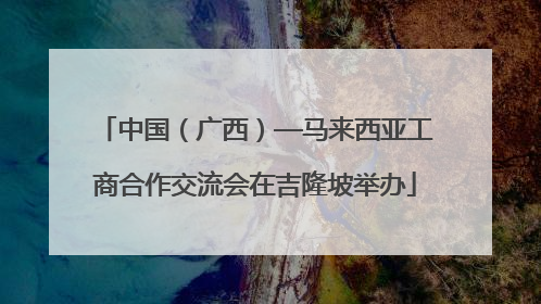 中国（广西）—马来西亚工商合作交流会在吉隆坡举办