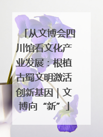 从文博会四川馆看文化产业发展：根植古蜀文明激活创新基因｜文博向“新”