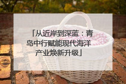 从近岸到深蓝：青岛中行赋能现代海洋产业焕新升级