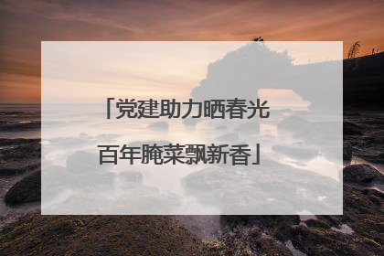 党建助力晒春光 百年腌菜飘新香