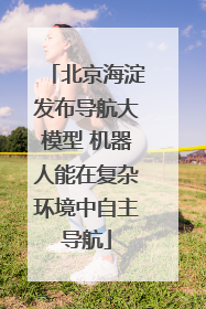 北京海淀发布导航大模型 机器人能在复杂环境中自主导航