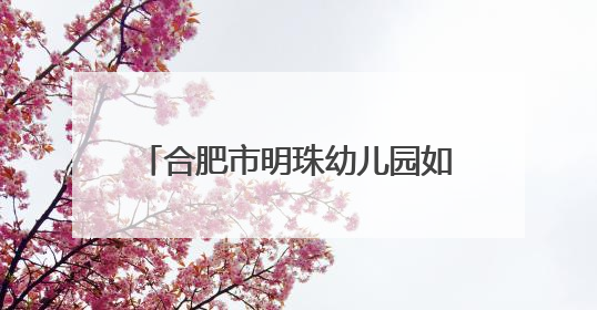 合肥市明珠幼儿园如园分园开展“童心撞端午 欢乐‘粽’动员”六一系列活动