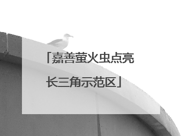 嘉善萤火虫点亮长三角示范区