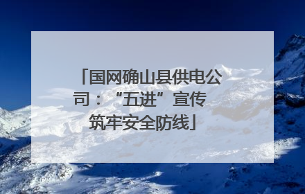 国网确山县供电公司：“五进”宣传 筑牢安全防线