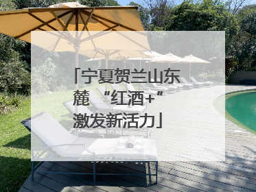 宁夏贺兰山东麓 “红酒+”激发新活力
