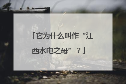 它为什么叫作“江西水电之母”？