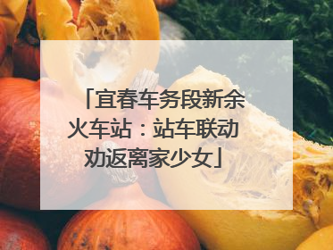宜春车务段新余火车站：站车联动劝返离家少女