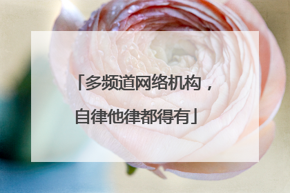 多频道网络机构，自律他律都得有