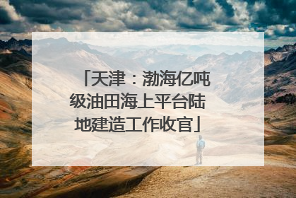 天津：渤海亿吨级油田海上平台陆地建造工作收官