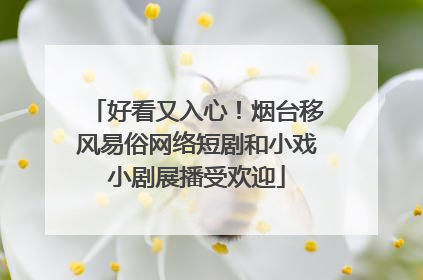 好看又入心！烟台移风易俗网络短剧和小戏小剧展播受欢迎