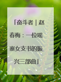 奋斗者｜赵春梅：一位瑶寨女支书的振兴三部曲