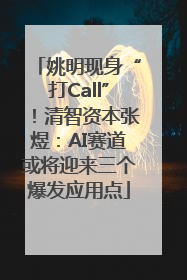 姚明现身“打Call”！清智资本张煜：AI赛道或将迎来三个爆发应用点