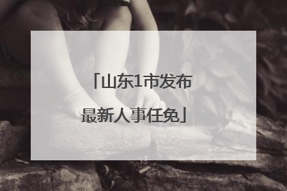 山东1市发布最新人事任免