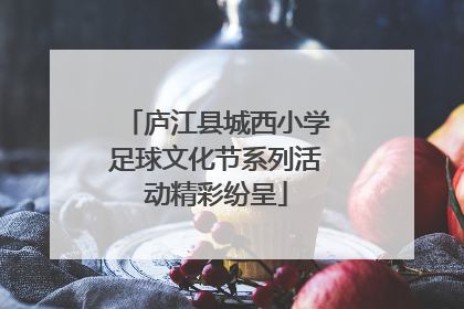 庐江县城西小学足球文化节系列活动精彩纷呈
