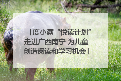 度小满“悦读计划”走进广西南宁 为儿童创造阅读和学习机会