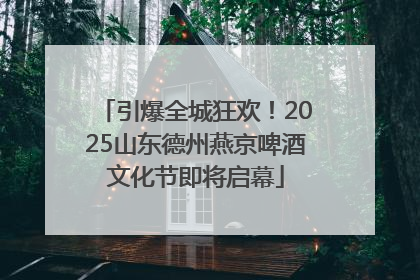 引爆全城狂欢！2025山东德州燕京啤酒文化节即将启幕