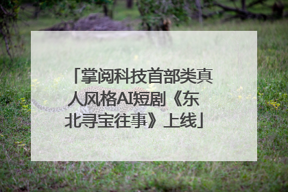 掌阅科技首部类真人风格AI短剧《东北寻宝往事》上线