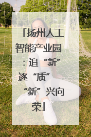 扬州人工智能产业园：追“新”逐“质” “新”兴向荣