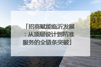 招商赋能临沂发展：从顶层设计到精准服务的全链条突破