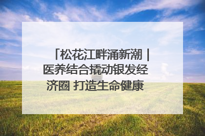 松花江畔涌新潮｜医养结合撬动银发经济圈 打造生命健康产业新样本