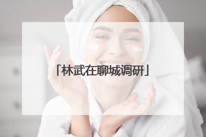 林武在聊城调研