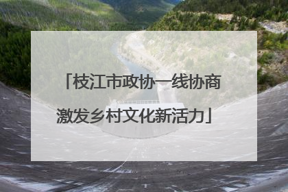 枝江市政协一线协商激发乡村文化新活力