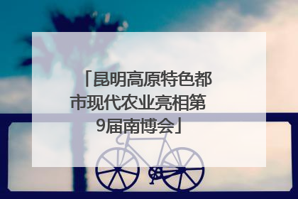 昆明高原特色都市现代农业亮相第9届南博会
