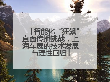 智能化“狂飙”直面传播挑战，上海车展的技术发展与理性回归