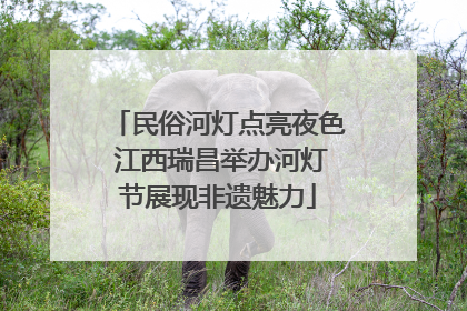 民俗河灯点亮夜色 江西瑞昌举办河灯节展现非遗魅力