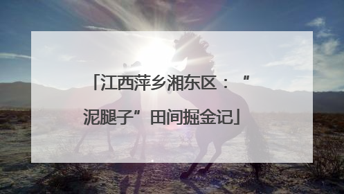 江西萍乡湘东区：“泥腿子”田间掘金记