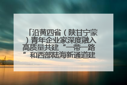 沿黄四省（陕甘宁蒙）青年企业家深度融入高质量共建“一带一路”和西部陆海新通道建设战略合作交流会在甘肃兰州召开