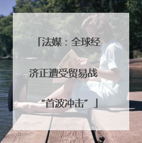 法媒：全球经济正遭受贸易战“首波冲击”