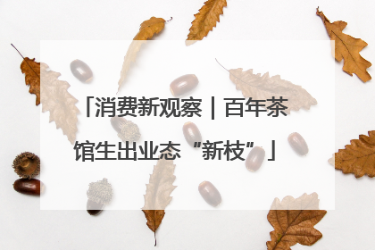 消费新观察｜百年茶馆生出业态“新枝”