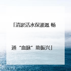 清淤活水保灌溉 畅通“血脉”助振兴