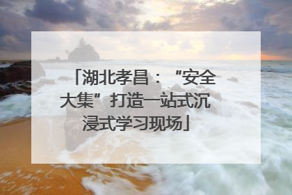 湖北孝昌：“安全大集”打造一站式沉浸式学习现场