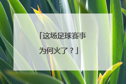 这场足球赛事为何火了？
