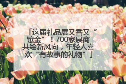 这届礼品展又香又“镶金”！700家展商共绘新风向，年轻人喜欢“有故事的礼物”
