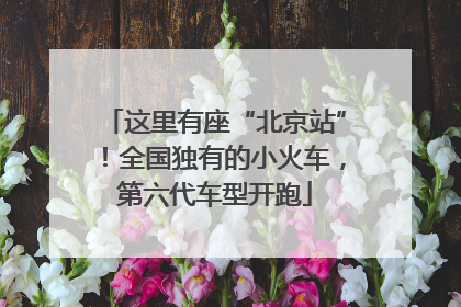 这里有座“北京站”！全国独有的小火车，第六代车型开跑