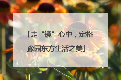 走“镜”心中，定格豫园东方生活之美