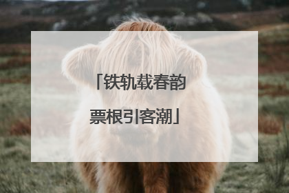 铁轨载春韵 票根引客潮
