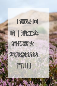 镜观·回响｜浦江奔涌传薪火 海派融新纳百川