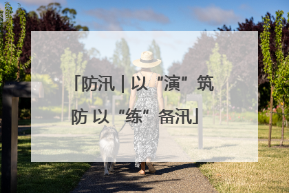 防汛｜以“演”筑防 以“练”备汛